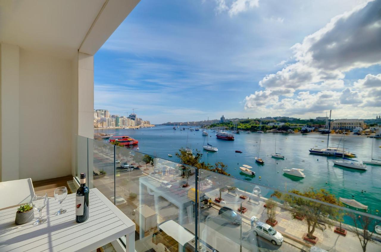 Luxury Apartment With Valletta And Harbour Views Sliema Exterior foto