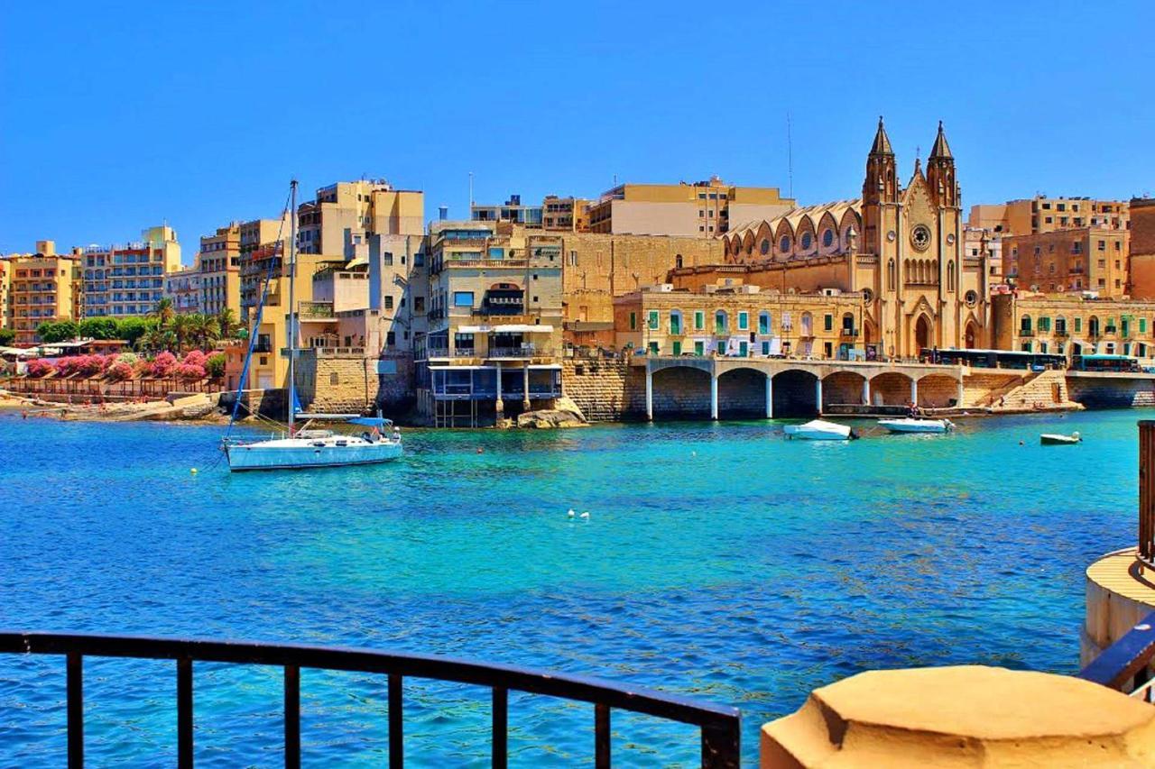 Luxury Apartment With Valletta And Harbour Views Sliema Exterior foto