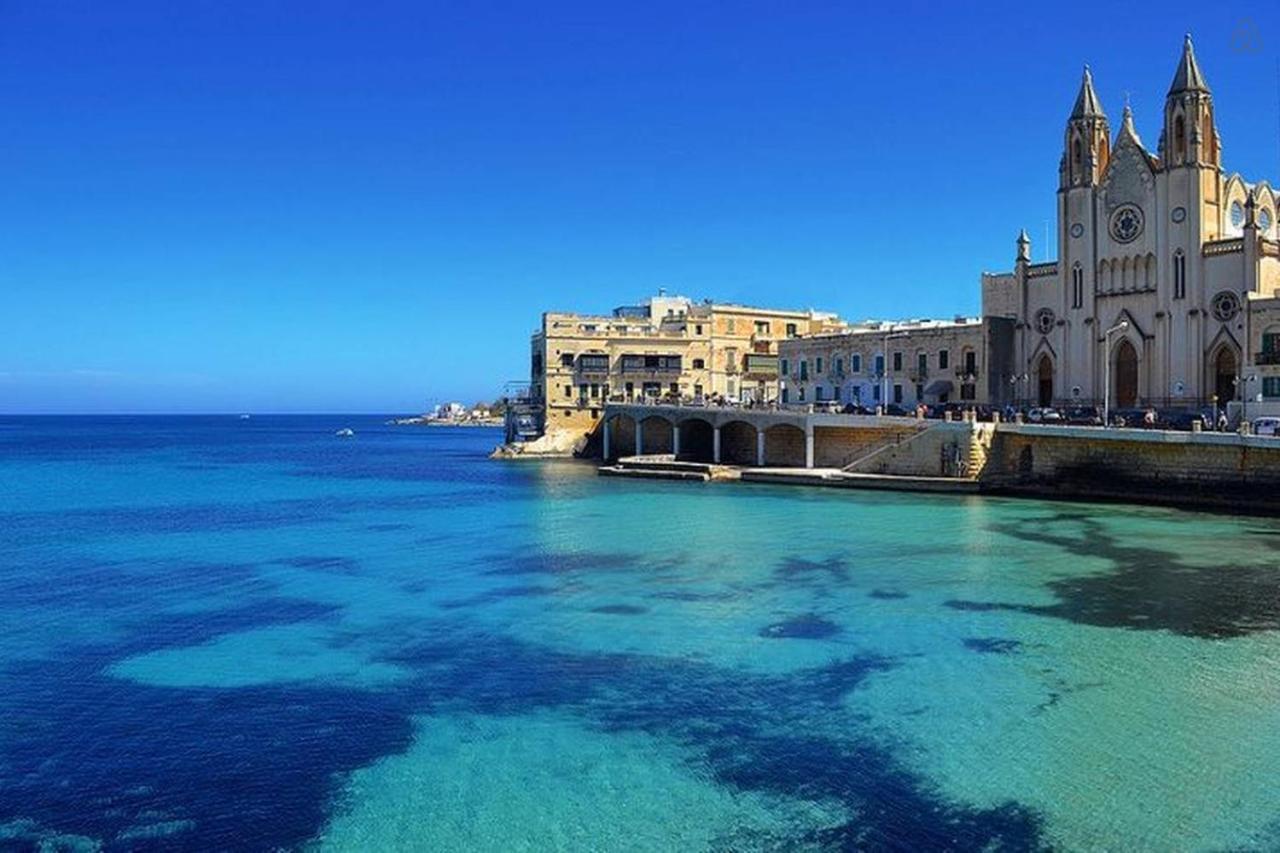 Luxury Apartment With Valletta And Harbour Views Sliema Exterior foto